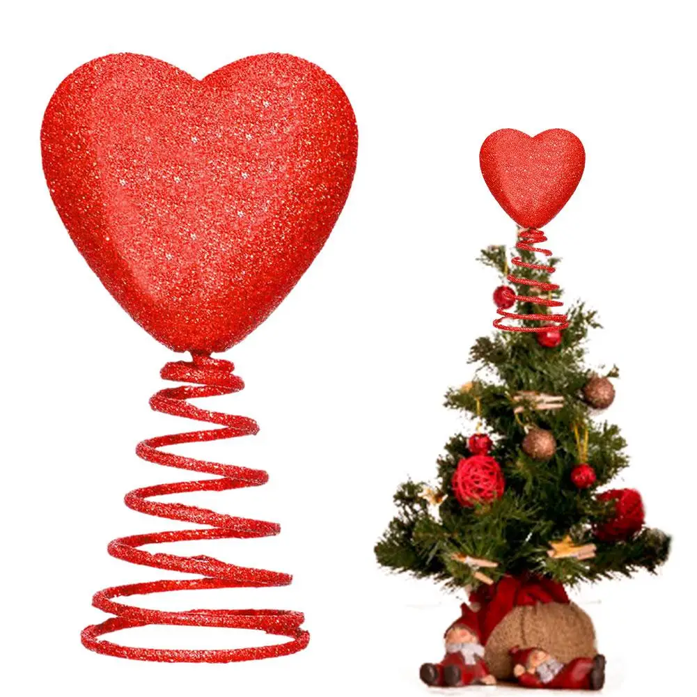 2025 Valentine's Day Tree Topper Ornament Glitter Red Heart Shaped Decoration For Table Tree Fireplace Festival Party Decor G1Y1
2025 Valentine's Day Tree Topper Ornament Glitter Red Heart Shaped Decoration For Table Tree Fireplace Festival Party Decor G1Y1
