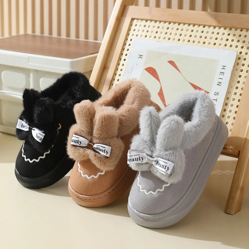Snow Boots Women Winter Fashion Cute Rabbit lndoor Warm Cotton Boots Cover heel Soft Plush Ladies Ankle Boots Botas Mujer
Snow Boots Women Winter Fashion Cute Rabbit lndoor Warm Cotton Boots Cover heel Soft Plush Ladies Ankle Boots Botas Mujer