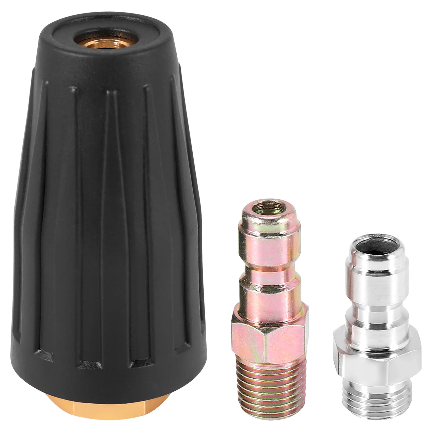 Pressure Washer Rotating Spray Turbo Nozzle Universal For Hot And Cold Water 3,000 Psi, 3.0 Orifice, 3.0 Gpm With 1/4 Inch Quick
Pressure Washer Rotating Spray Turbo Nozzle Universal For Hot And Cold Water 3,000 Psi, 3.0 Orifice, 3.0 Gpm With 1/4 Inch Quick