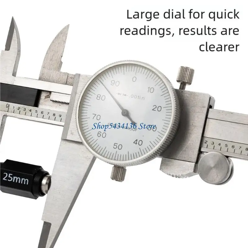 H7ED Stainless Steel 8Inch Dials Caliper Metal Vernier Caliper Industrial Measurement
H7ED Stainless Steel 8Inch Dials Caliper Metal Vernier Caliper Industrial Measurement