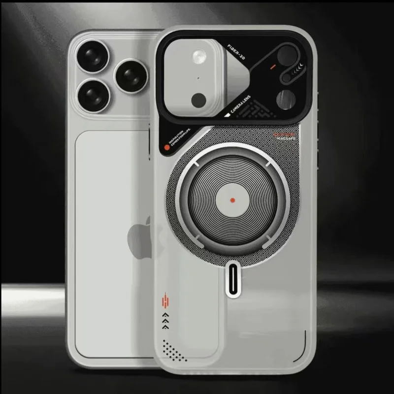 For Magsafe Matte Translucent Mecha Magnetic Phone Case For iPhone 17Air 13 14 15 16 17 Pro Max Wireless Charging Shockproof Cov
For Magsafe Matte Translucent Mecha Magnetic Phone Case For iPhone 17Air 13 14 15 16 17 Pro Max Wireless Charging Shockproof Cov