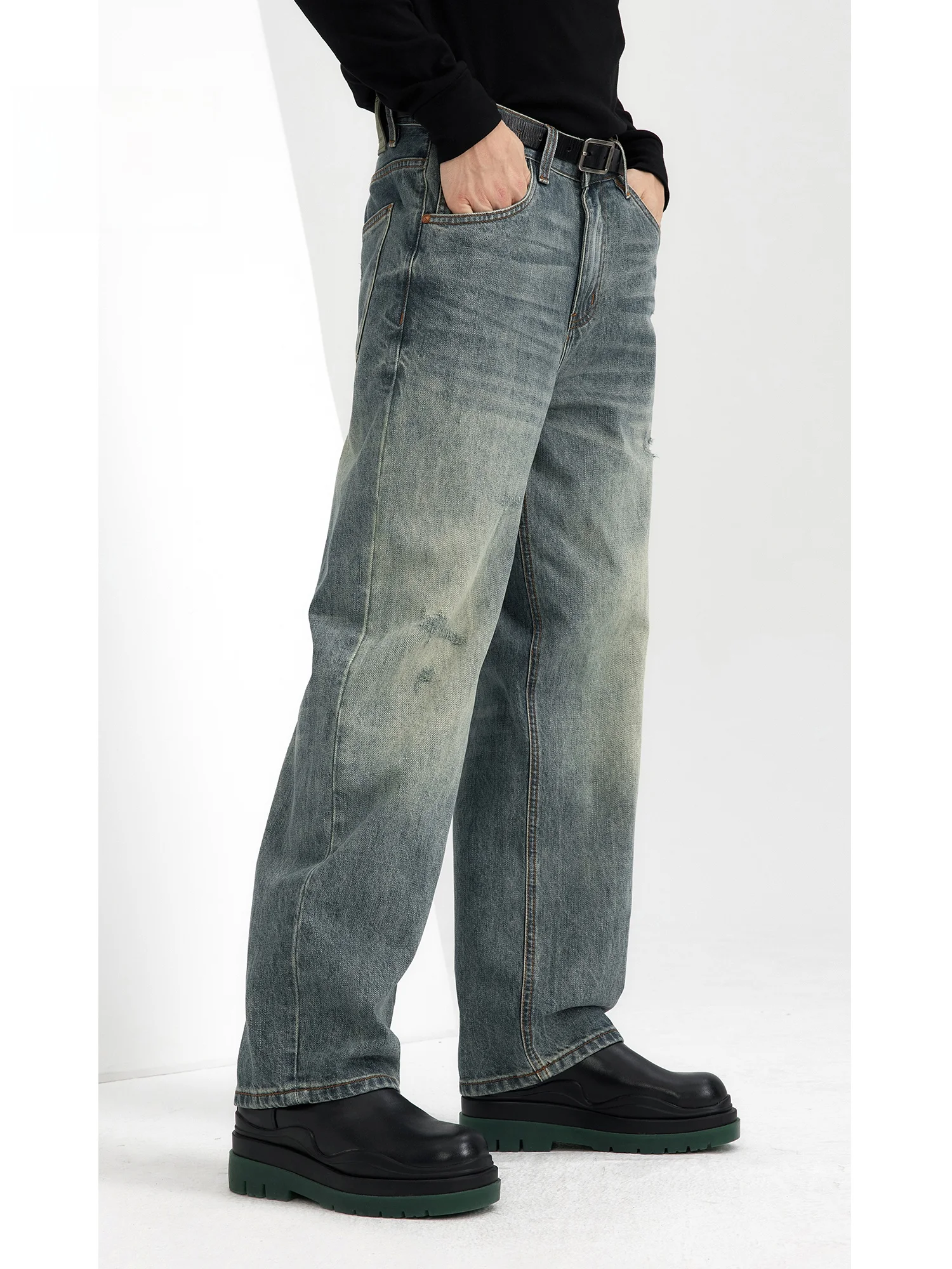 Американские джинсовые джинсы в стиле ретро, мужские осенне-зимние прямые свободные модные износостойкие молодежные синие повседневные брюки с дырками
Американские джинсовые джинсы в стиле ретро, мужские осенне-зимние прямые свободные модные износостойкие молодежные синие повседневные брюки с дырками