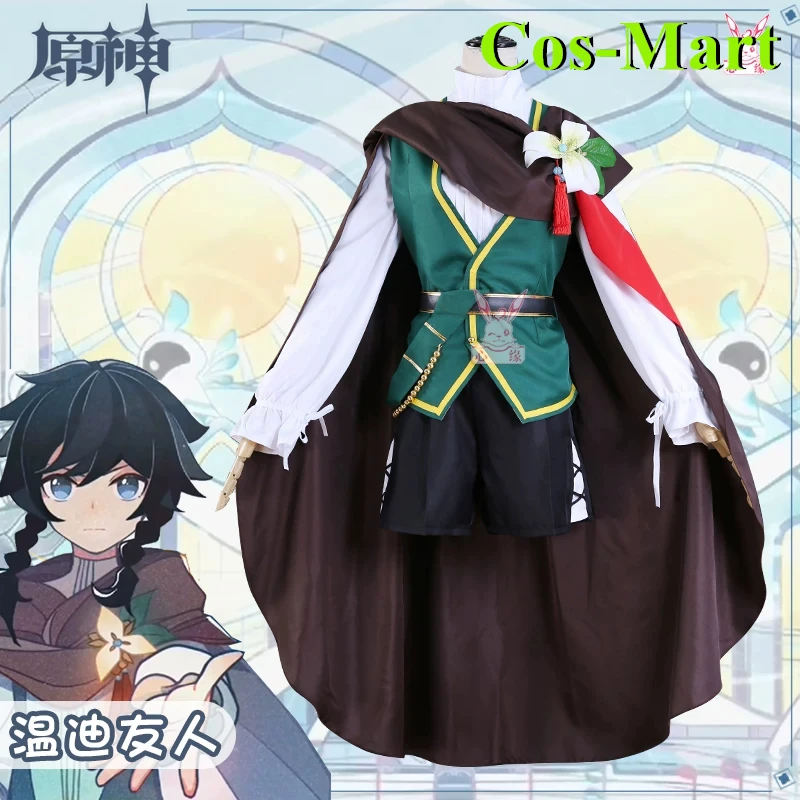 Cos-Mart Genshin Impact Venti Cosplay Costume Junior Dress Cute Battle Skirt Suits Party Role Play Clothing Game Hallowmas
Cos-Mart Genshin Impact Venti Cosplay Costume Junior Dress Cute Battle Skirt Suits Party Role Play Clothing Game Hallowmas