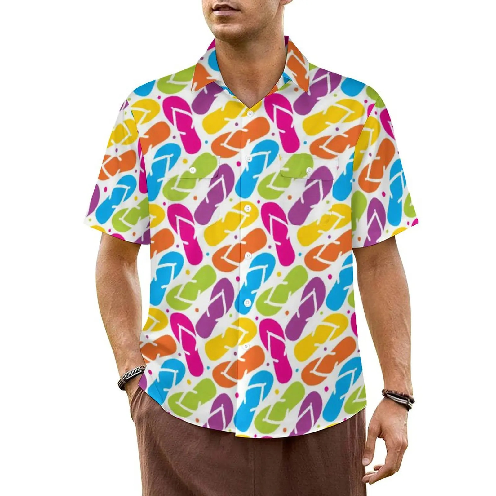 Summer Shirt Vacation Cool Vacation Blouses Flip Flops Classic Casual Shirts Mens Short Sleeve Streetwear Oversized Clothing
Summer Shirt Vacation Cool Vacation Blouses Flip Flops Classic Casual Shirts Mens Short Sleeve Streetwear Oversized Clothing