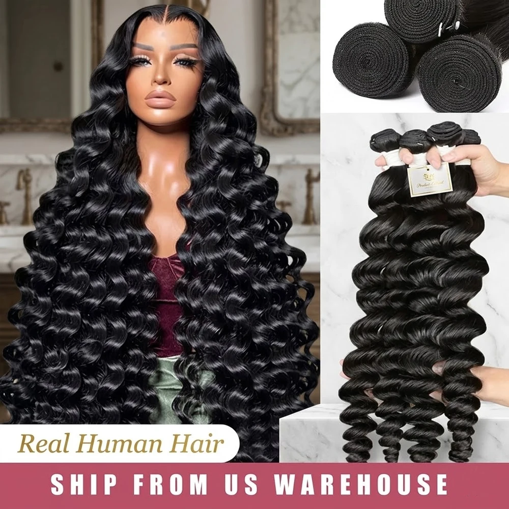 Velvet Loose Wave Bundles Human Hair 30 Inch Raw Virgin Hair Extensions Brazilian Double Weft Loose Deep Wave Bundles Wholesale
Velvet Loose Wave Bundles Human Hair 30 Inch Raw Virgin Hair Extensions Brazilian Double Weft Loose Deep Wave Bundles Wholesale