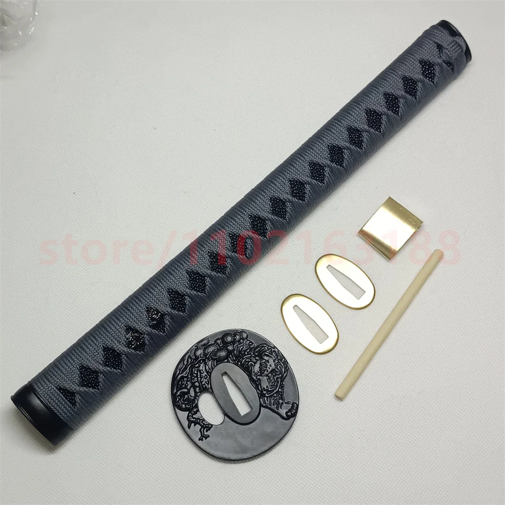 Рукоятка Tsuka из сплава Tsuba 35 см, защитная накладка из латуни Habaki Seppa для реальной японской детской фурнитуры, Новинка
Рукоятка Tsuka из сплава Tsuba 35 см, защитная накладка из латуни Habaki Seppa для реальной японской детской фурнитуры, Новинка