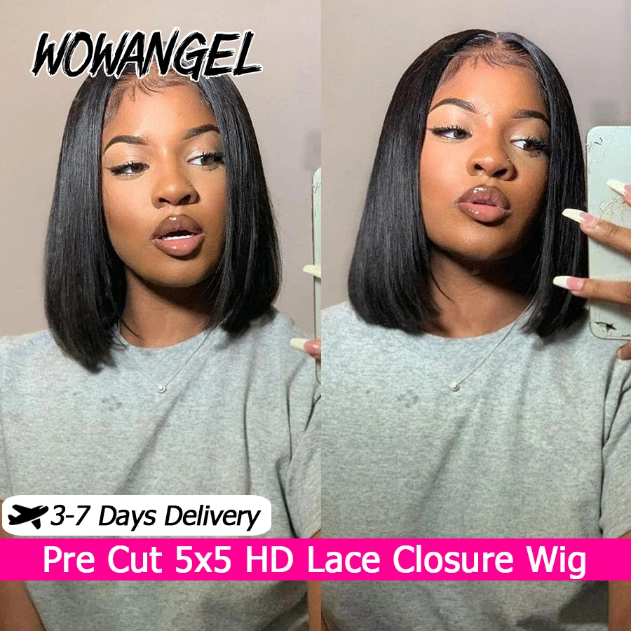 Wear And Go Straight Bob Бесклеевые парики Человеческие волосы Предварительно вырезанные 5x5 HD Парики с кружевной застежкой Предварительно выщипанные отбеленные узлы Короткие парики Боб
Wear And Go Straight Bob Бесклеевые парики Человеческие волосы Предварительно вырезанные 5x5 HD Парики с кружевной застежкой Предварительно выщипанные отбеленные узлы Короткие парики Боб