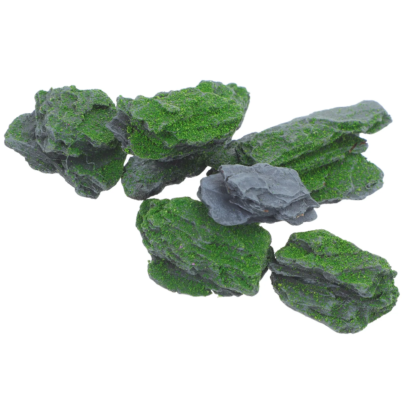 7Pcs Artificial Moss Stone Rocks Lifelike Textured Miniature Stones for Crafts Indoor Landscaping Terrarium Fairy Garden
7Pcs Artificial Moss Stone Rocks Lifelike Textured Miniature Stones for Crafts Indoor Landscaping Terrarium Fairy Garden