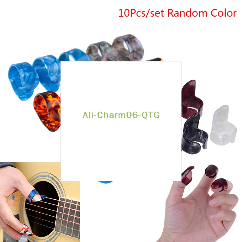 Guitar 10pcs Plectrum Nail Picking Thumb Finger Picks Stainless Steel celluloid
Guitar 10pcs Plectrum Nail Picking Thumb Finger Picks Stainless Steel celluloid