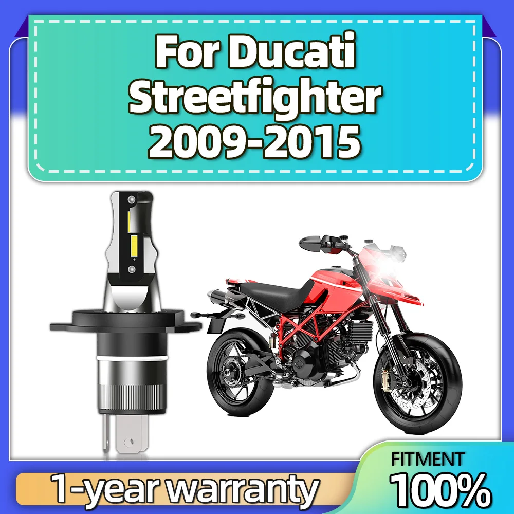 For Ducati Streetfighter 2009 2010 2011 2012-2015 1PCS 15000LM LED H4 Motorbike Headlight Bulb CSP 3570 High Low Beam Motorcycle
For Ducati Streetfighter 2009 2010 2011 2012-2015 1PCS 15000LM LED H4 Motorbike Headlight Bulb CSP 3570 High Low Beam Motorcycle