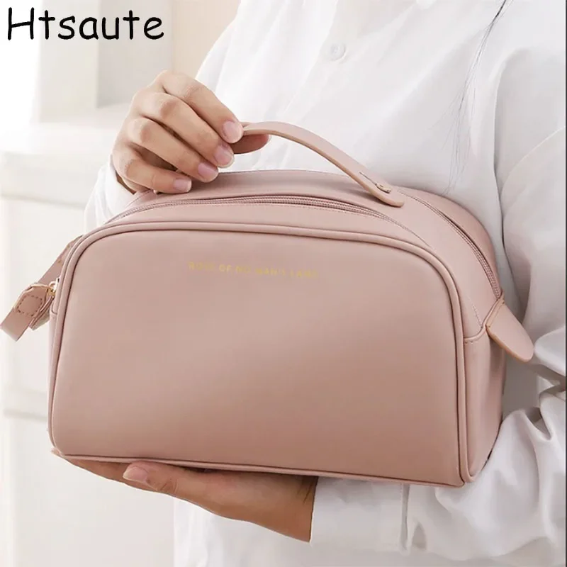 Double Zippers Bags High Quality Travel Toiletry Bag Women Retro PU Leather Cosmetic Bags Female Waterproof Travel Makeup Bag
Double Zippers Bags High Quality Travel Toiletry Bag Women Retro PU Leather Cosmetic Bags Female Waterproof Travel Makeup Bag