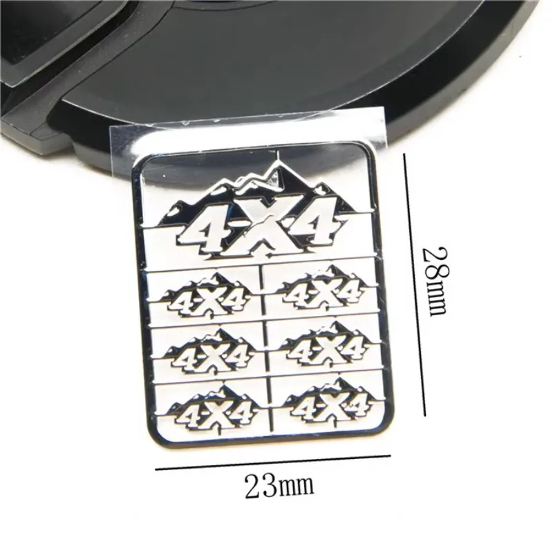 4X4 Model Car Nickel Alloy Sticker for 1/10 RC Crawler Car AXIAL SCX10 II 90046 RC4WD D90 DIY Modification Accessories
4X4 Model Car Nickel Alloy Sticker for 1/10 RC Crawler Car AXIAL SCX10 II 90046 RC4WD D90 DIY Modification Accessories