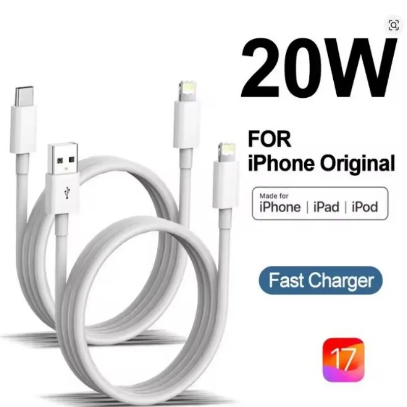 For Apple Original PD USB Lightning Data Cable For iPhone 11 12 13 14 Pro Max Type C Super Fast Charge X XS XR 7 8 Plus Charging
For Apple Original PD USB Lightning Data Cable For iPhone 11 12 13 14 Pro Max Type C Super Fast Charge X XS XR 7 8 Plus Charging