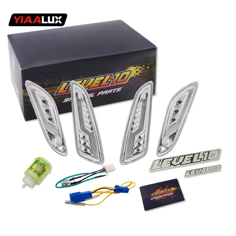 YIAALUX Suitable For Vespa Sprint Primavera level 10 front and rear flow turn signals
YIAALUX Suitable For Vespa Sprint Primavera level 10 front and rear flow turn signals