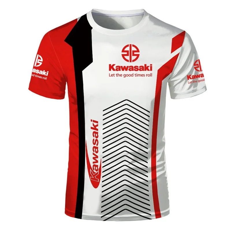 Kawasaki Motorcycle Racing Team Мужская и женская футболка Быстросохнущая одежда Свободная спортивная одежда Повседневные топы с короткими рукавами для любителей мотоциклов
Kawasaki Motorcycle Racing Team Мужская и женская футболка Быстросохнущая одежда Свободная спортивная одежда Повседневные топы с короткими рукавами для любителей мотоциклов