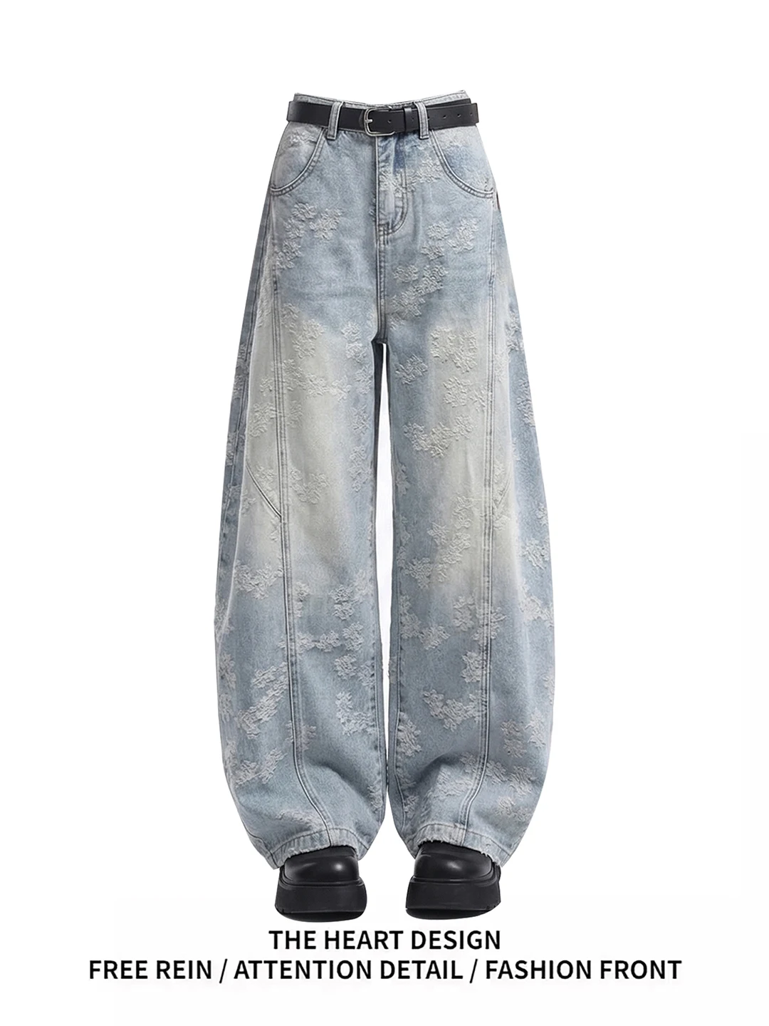 American Style Retro Embroidered Denim Pants Women's Spring New Design Loose Straight Wide Leg Pants Long Pants Knife Pants
American Style Retro Embroidered Denim Pants Women's Spring New Design Loose Straight Wide Leg Pants Long Pants Knife Pants