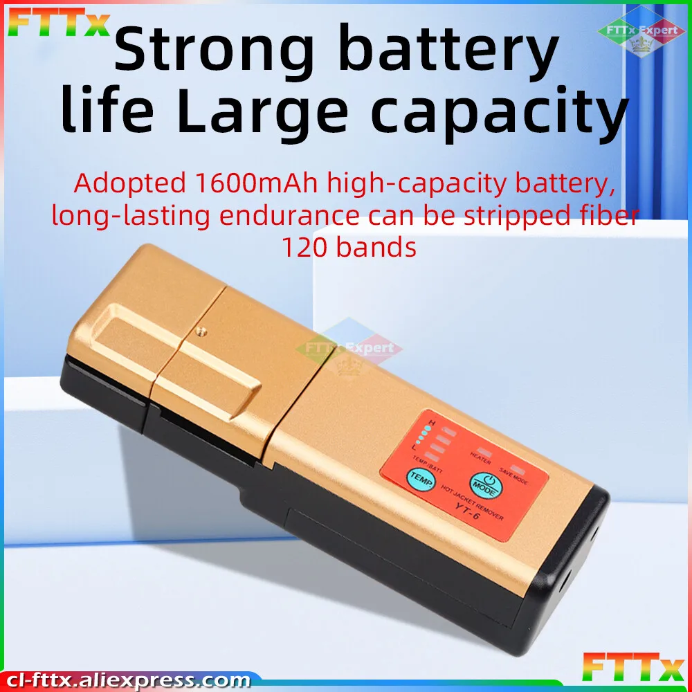 YT-6 Fiber Stripper Thermal Stripper Heated Optical Stripping Plier Ribbon optical Fusion Splicer Hot Jacket Remover
YT-6 Fiber Stripper Thermal Stripper Heated Optical Stripping Plier Ribbon optical Fusion Splicer Hot Jacket Remover