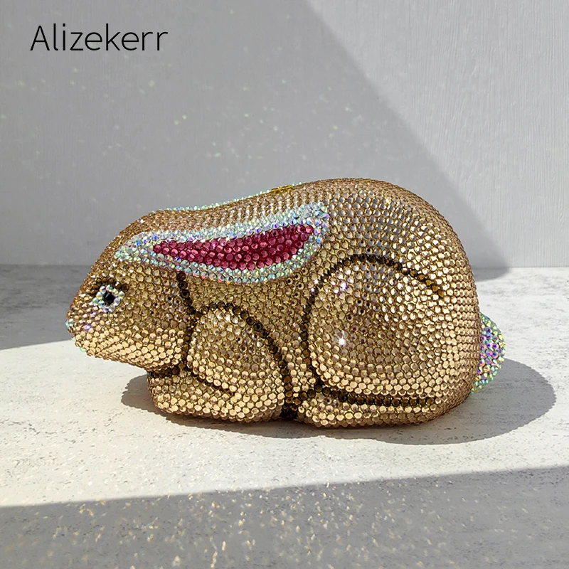 Alizekerr Rabbit Shaped Crystal Evening Bags Women Boutique Gorgeous Rhinestone Clutch Purses Unique Cute Handbags Wedding Party
Alizekerr Rabbit Shaped Crystal Evening Bags Women Boutique Gorgeous Rhinestone Clutch Purses Unique Cute Handbags Wedding Party