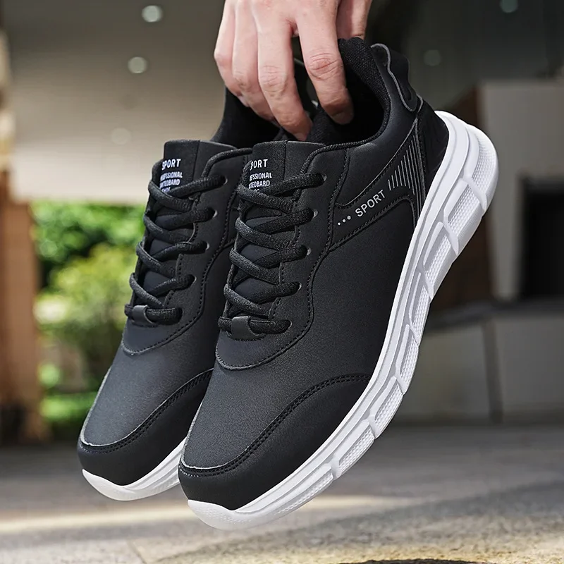 Men's Leather Shoes Mens Casual Shoes 2024 New Trendy Wear Resistant Shock Absorbent Anti Slip Male Sneakers Zapatos Para Hombre
Men's Leather Shoes Mens Casual Shoes 2024 New Trendy Wear Resistant Shock Absorbent Anti Slip Male Sneakers Zapatos Para Hombre