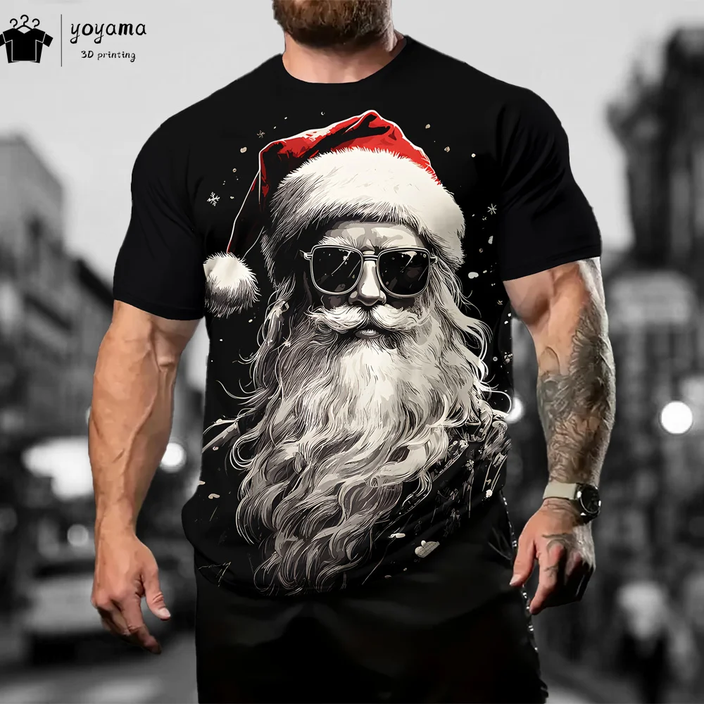Santa Claus Graphic T shirts Party Fashion Men's Clothing Christmas Print T shirt Men Short Sleeve Tee Oversized T-shirt Tops
Santa Claus Graphic T shirts Party Fashion Men's Clothing Christmas Print T shirt Men Short Sleeve Tee Oversized T-shirt Tops