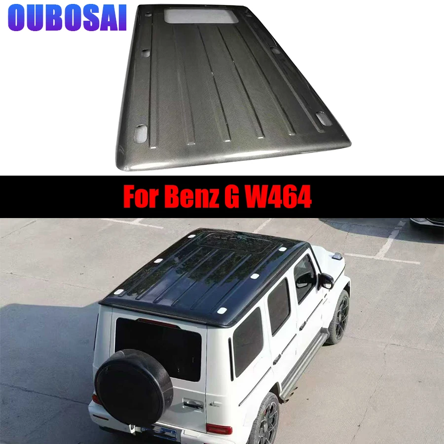 For Mercedes Benz G Class W464 G63 G50 Dry Carbon fiber roof car top accessories modification forged carbon fiber roof top cover
For Mercedes Benz G Class W464 G63 G50 Dry Carbon fiber roof car top accessories modification forged carbon fiber roof top cover