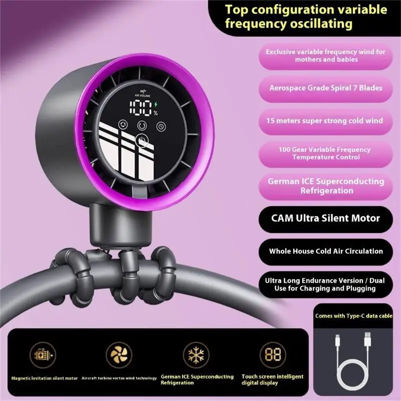 Портативные охлаждающие вентиляторы детские коляски используют 100 скоростей для детских вагонов на открытом воздухе N58d
Портативные охлаждающие вентиляторы детские коляски используют 100 скоростей для детских вагонов на открытом воздухе N58d