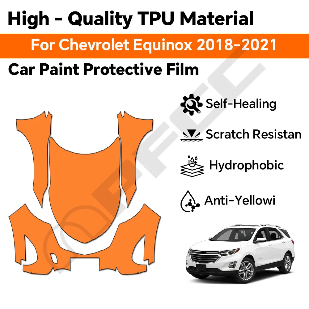 9Mil For Chevrolet Equinox 2018-2021 Anti-scratch TPU Paint Protection Film Car Body Pre-cut PPF Bra Clear Kit Resistant Cover
9Mil For Chevrolet Equinox 2018-2021 Anti-scratch TPU Paint Protection Film Car Body Pre-cut PPF Bra Clear Kit Resistant Cover