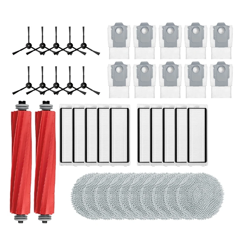 For Roborock Q Revo Robot Vacuum Cleaner Spare Parts Main Side Brush Hepa Filter Mop Dust Bag
For Roborock Q Revo Robot Vacuum Cleaner Spare Parts Main Side Brush Hepa Filter Mop Dust Bag
