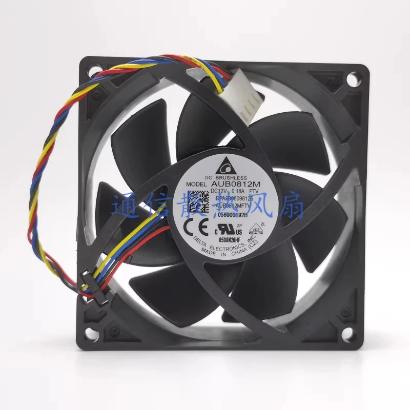 HJY 1 piece Delta AUB0812M 8025 12VDC 0.18A 4-wire cooling fan 8 cm
HJY 1 piece Delta AUB0812M 8025 12VDC 0.18A 4-wire cooling fan 8 cm
