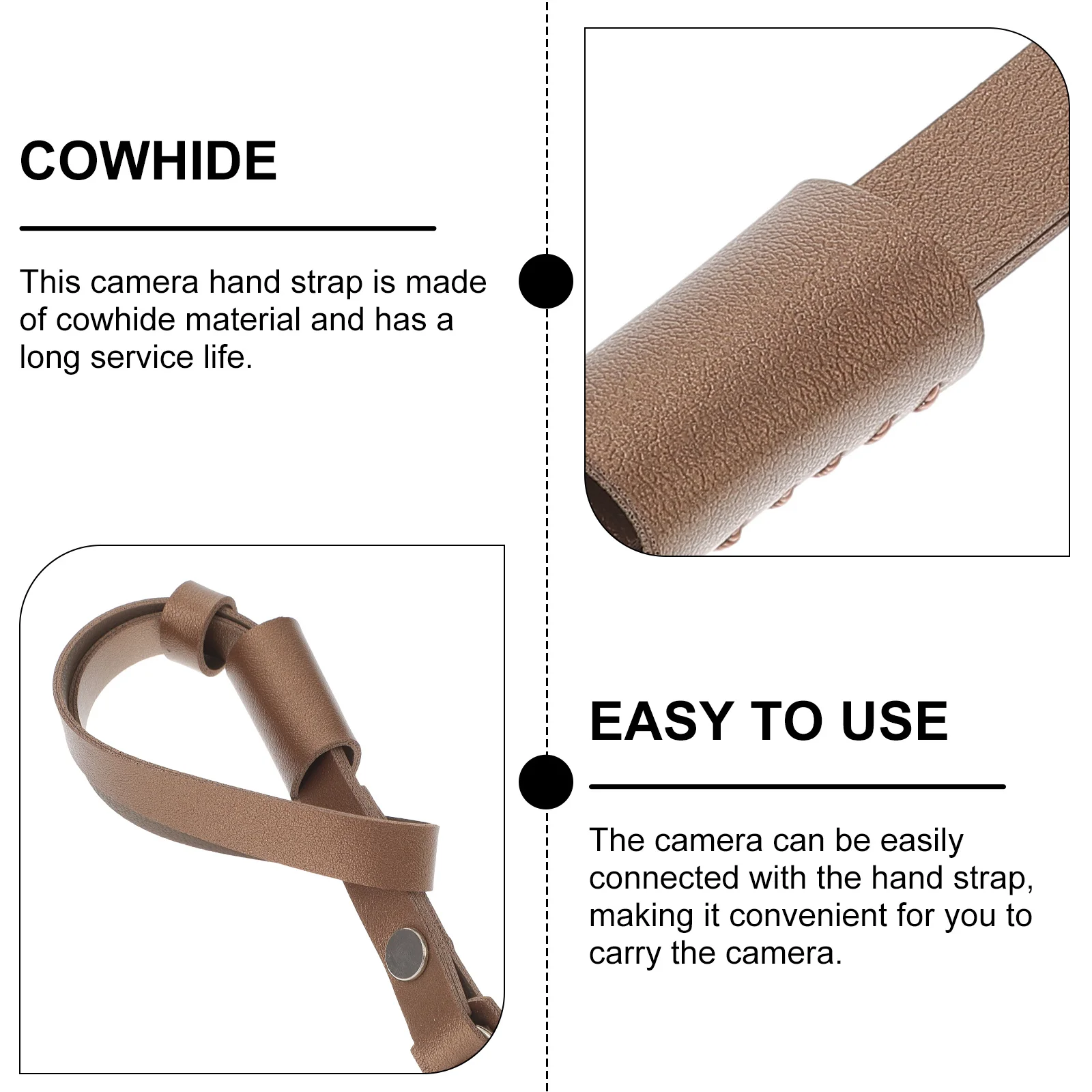 2pcs Camera Wrist Strap Cowhide Adjustable For Digital Cameras Durable Lanyard Safety Rope Accessory
2pcs Camera Wrist Strap Cowhide Adjustable For Digital Cameras Durable Lanyard Safety Rope Accessory
