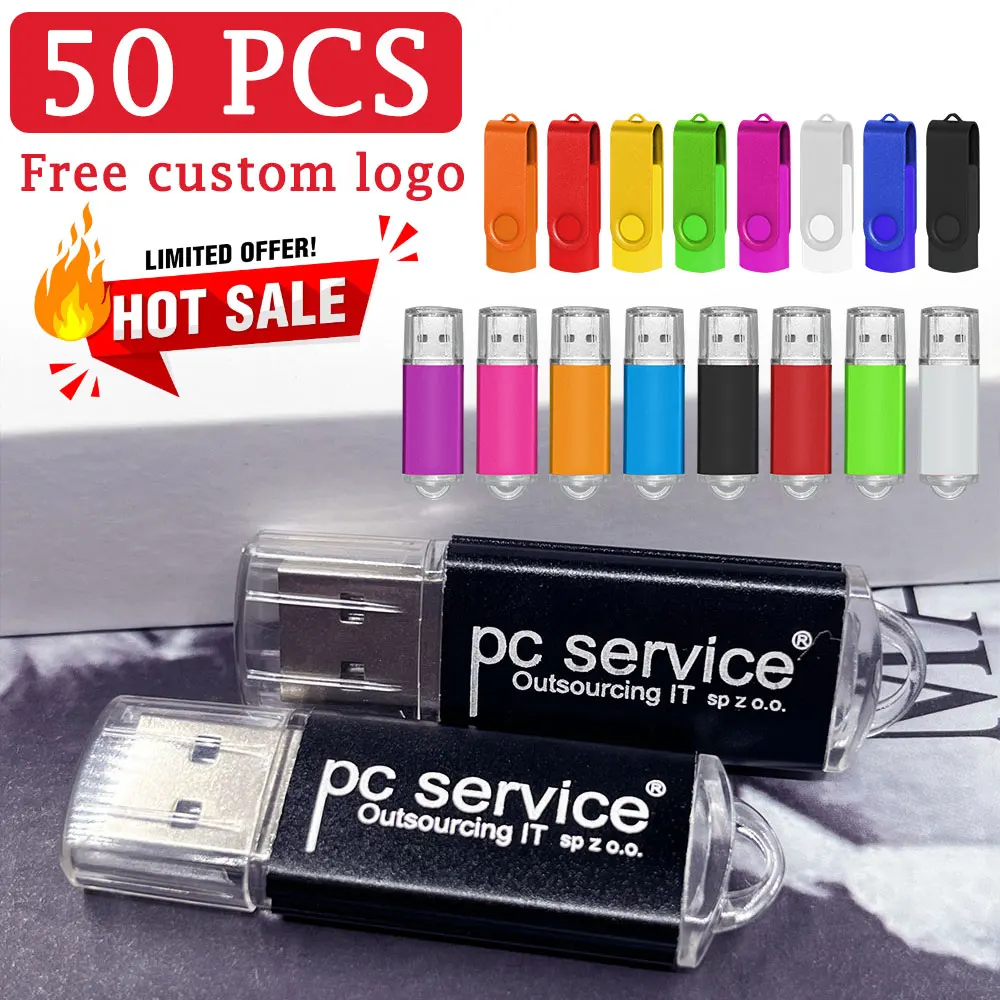50pcs/lot Colorful Metal USB 2.0 Flash Drive Pen Drive 4GB 8GB 16GB 32GB Pendrive 64GB Memory Stick Real Capacity U Disk Cle Usb
50pcs/lot Colorful Metal USB 2.0 Flash Drive Pen Drive 4GB 8GB 16GB 32GB Pendrive 64GB Memory Stick Real Capacity U Disk Cle Usb