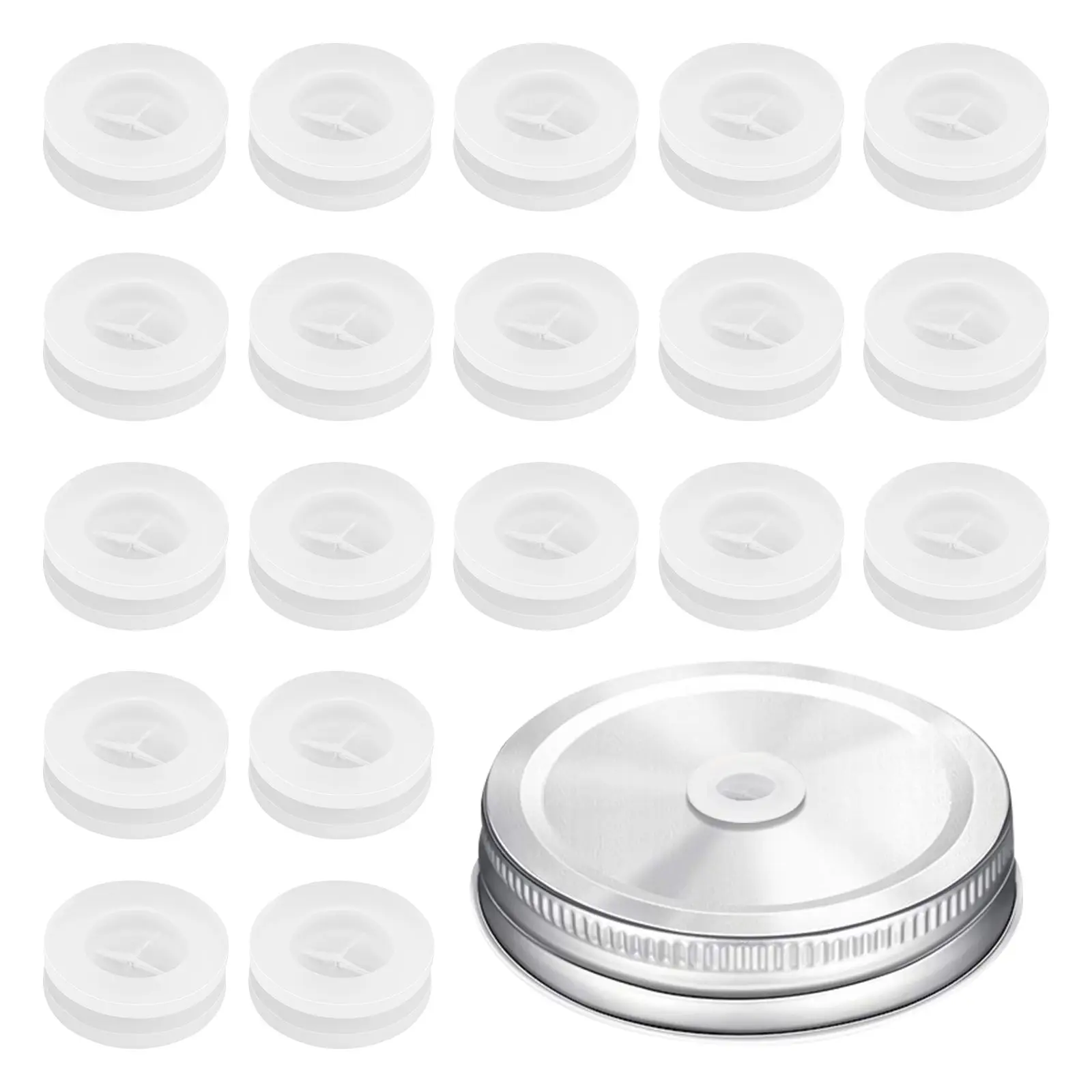 20 Pcs Straw Fixing Plugs Silica Gel Stoppers Wood Lid Holes Jar Covers Drink Seals Anti Dust Insect Proof Easy Clean
20 Pcs Straw Fixing Plugs Silica Gel Stoppers Wood Lid Holes Jar Covers Drink Seals Anti Dust Insect Proof Easy Clean