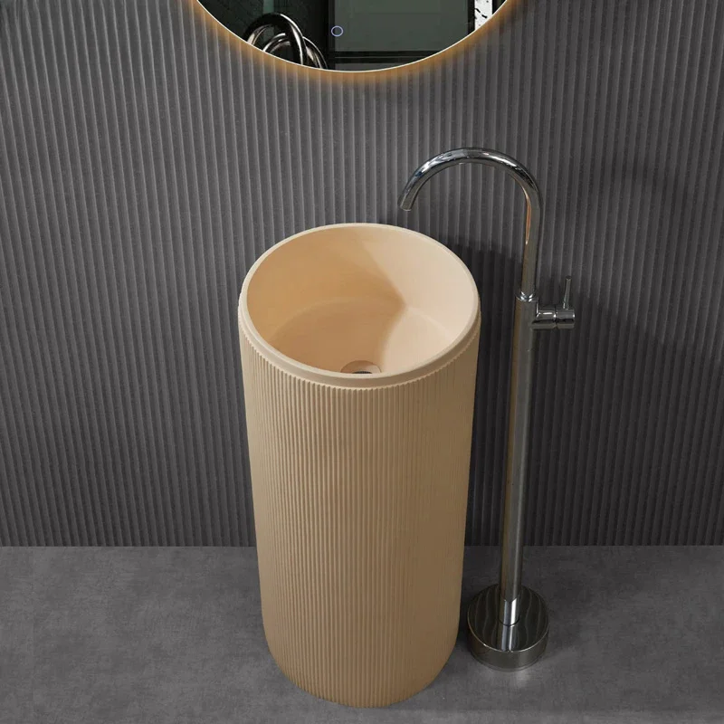 Nordic Simple Column Basin Integrated Washbasin Washbasin Toilet Washbasin Beige Round Basin
Nordic Simple Column Basin Integrated Washbasin Washbasin Toilet Washbasin Beige Round Basin
