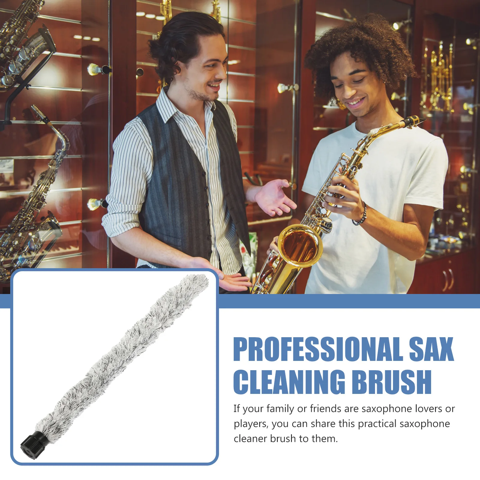 High Absorbent Saxophone Cleaning Kit Alto Sax Brush Musical Instrument Maintenance Tool
High Absorbent Saxophone Cleaning Kit Alto Sax Brush Musical Instrument Maintenance Tool