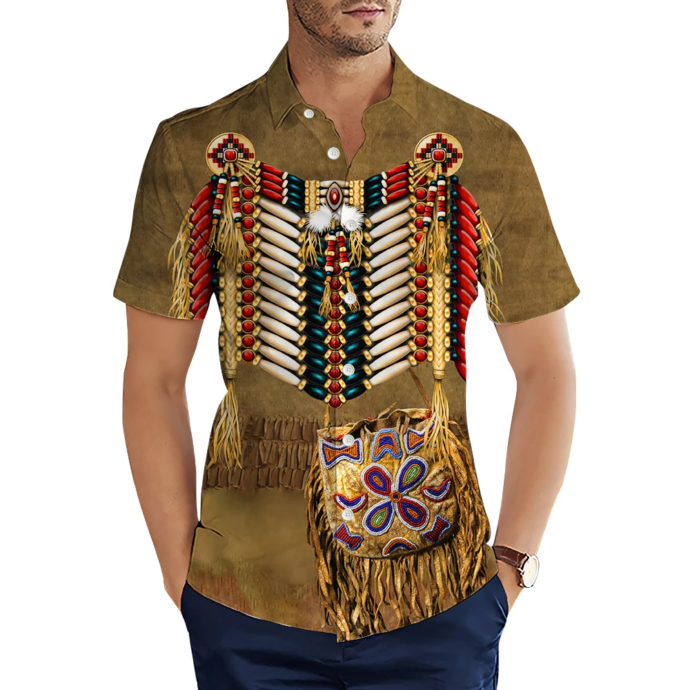 HXFashion Men's Shirts Ethnic Tribal Style Pattern Printed Casual Shirt Summer Short Sleeve Shirts for Men Clothing Camisas
HXFashion Men's Shirts Ethnic Tribal Style Pattern Printed Casual Shirt Summer Short Sleeve Shirts for Men Clothing Camisas