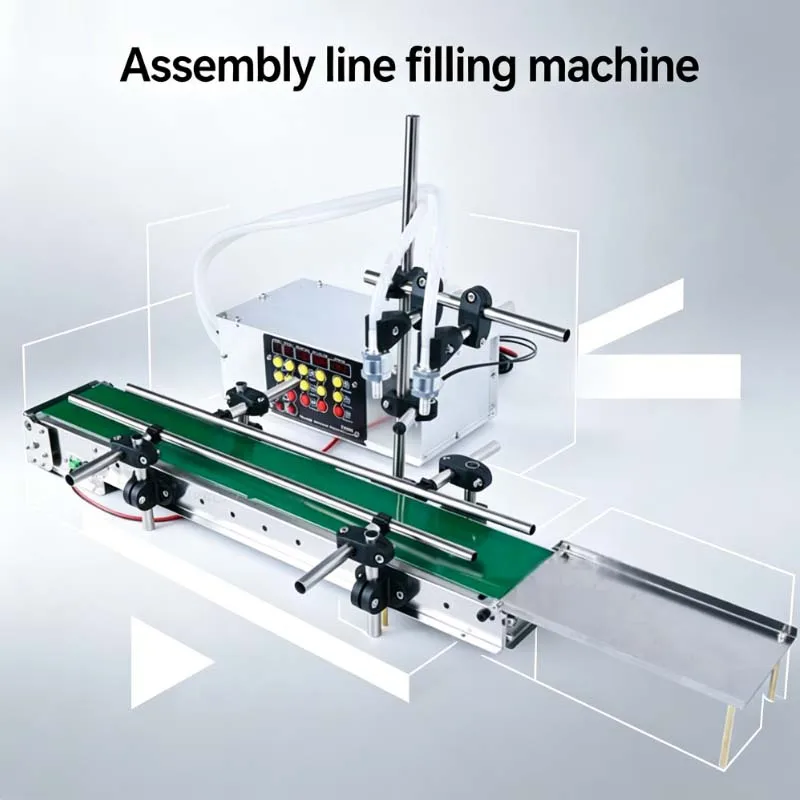 Semi Automatic Conveyor Belt Digital Water Beverage Juice Small Bottle Quantitative Liquid Filling Machine
Semi Automatic Conveyor Belt Digital Water Beverage Juice Small Bottle Quantitative Liquid Filling Machine