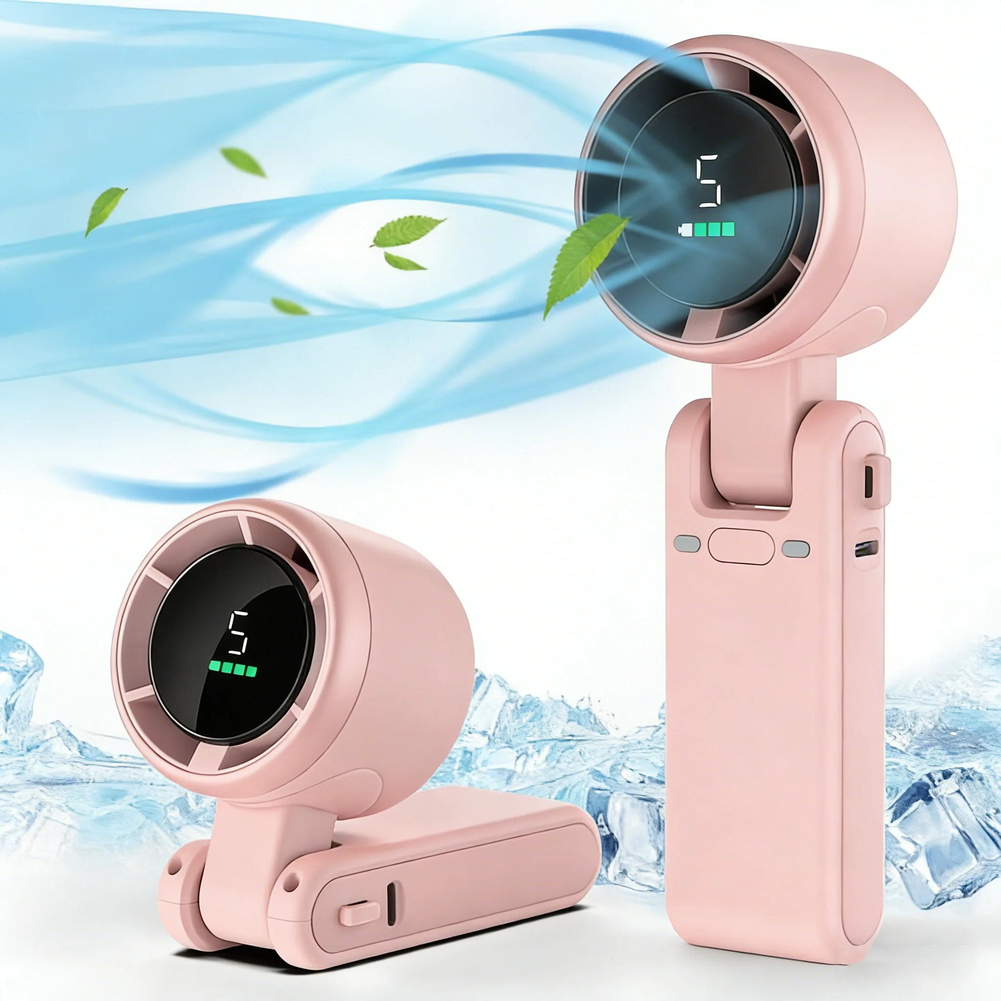 Portable turbine handheld fan - 180° foldable - Three-in-one design - Brushless motor - 9 meters/second wind speed - Battery - 5 speed settings - LED display - Type-C fast charging - Suitable for daily use
Portable turbine handheld fan - 180° foldable - Three-in-one design - Brushless motor - 9 meters/second wind speed - Battery - 5 speed settings - LED display - Type-C fast charging - Suitable for daily use