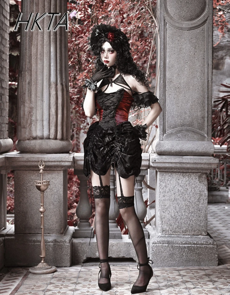 Original Gothic Y2k Bead Court Slim Strap Drawstring Dress Spring and Summer New Sexy Girl High Waist Velvet Cosplay Strap Dress
Original Gothic Y2k Bead Court Slim Strap Drawstring Dress Spring and Summer New Sexy Girl High Waist Velvet Cosplay Strap Dress