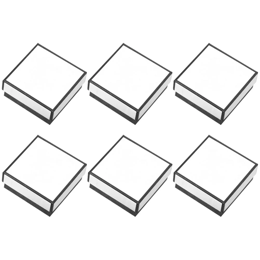 6pcs Small Jewelry Gift Box Ring Necklace Earring Packaging With Lid Compact Earring Holder Portable Storage Travel Case For
6pcs Small Jewelry Gift Box Ring Necklace Earring Packaging With Lid Compact Earring Holder Portable Storage Travel Case For