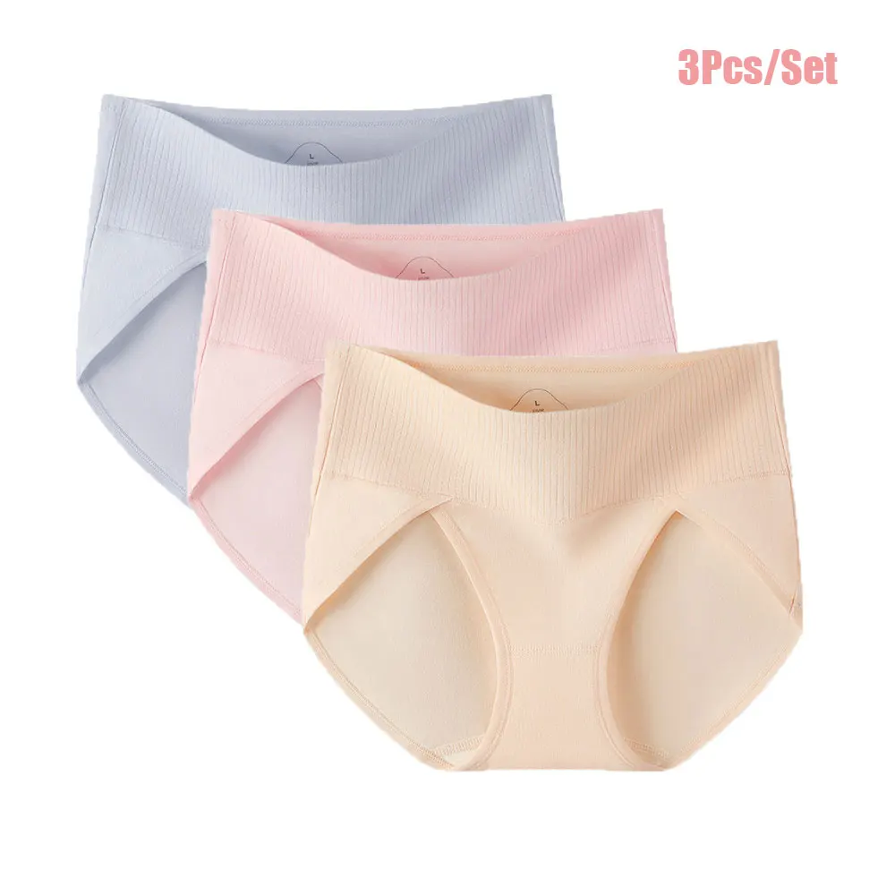 3pcs/set Women's High-waisted Panties Ladies Cotton Briefs Underwear Girl Comfortable Soft Briefs Knickers
3pcs/set Women's High-waisted Panties Ladies Cotton Briefs Underwear Girl Comfortable Soft Briefs Knickers
