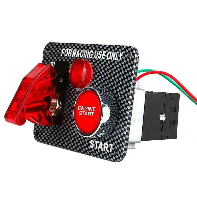 12-24V Car Ignition Switch Panel Multifunction - Red Engine Start Push Button 50A + Red Toggle Switch 20A
12-24V Car Ignition Switch Panel Multifunction - Red Engine Start Push Button 50A + Red Toggle Switch 20A