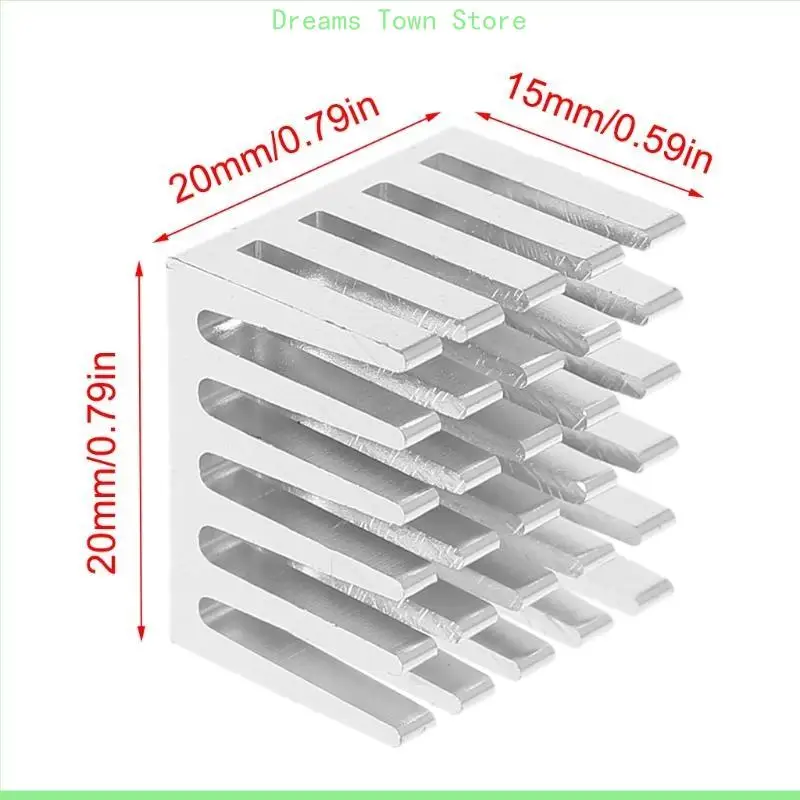 HX6A 5PCS Охлаждающий радиатор для процессора GPU IC Чип -алюминиевый радиатор радиатора 20x20x15 мм
HX6A 5PCS Охлаждающий радиатор для процессора GPU IC Чип -алюминиевый радиатор радиатора 20x20x15 мм