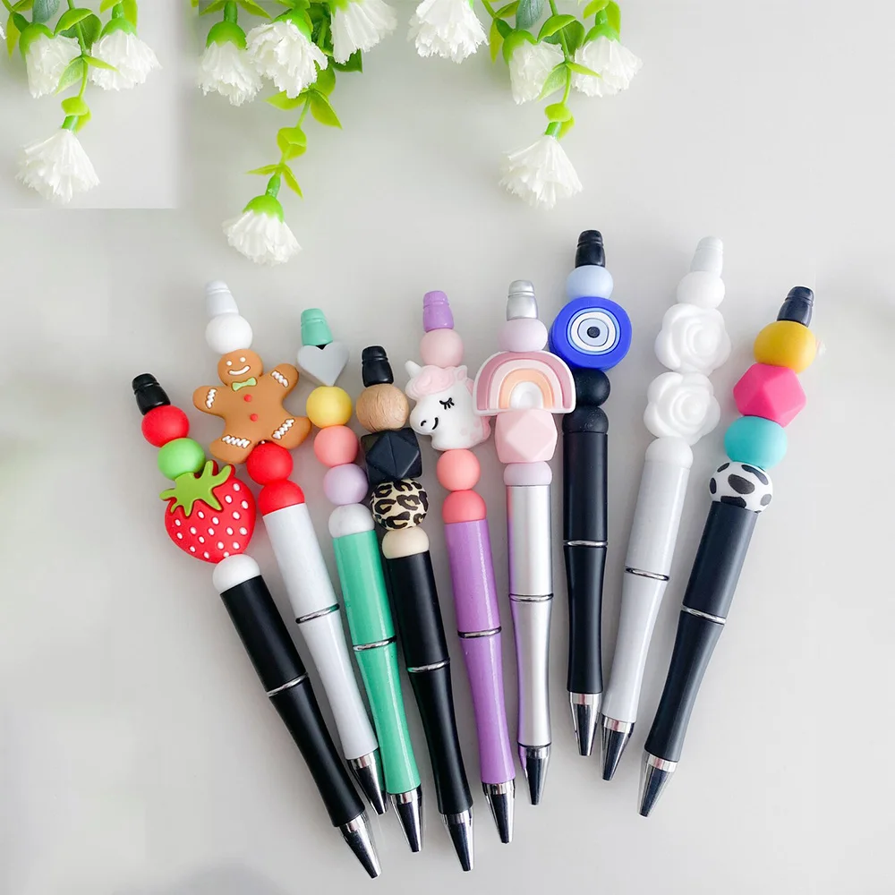 100pcs Beaded Ballpoint Pen DIY Plastic Pen Cute Stationery Beaded Pens Student Teacher Gift Pen Japanese Stationery Pens
100pcs Beaded Ballpoint Pen DIY Plastic Pen Cute Stationery Beaded Pens Student Teacher Gift Pen Japanese Stationery Pens