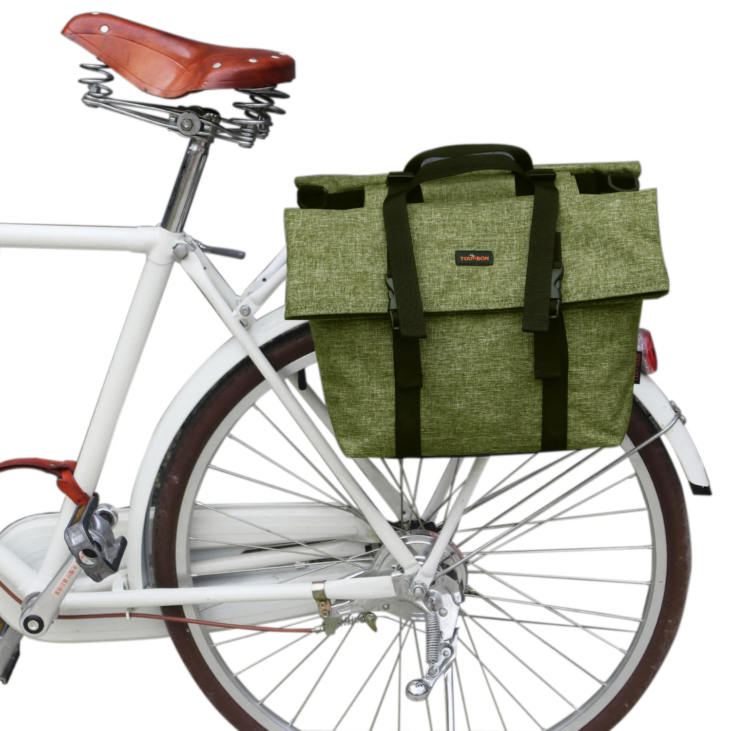 Tourbon Outdoor Vintage Bike Pannier Rear Rack Saddle Bag Shoulder Bags Motorcycle Carrier Storage Waterproof for City Commuting
Tourbon Outdoor Vintage Bike Pannier Rear Rack Saddle Bag Shoulder Bags Motorcycle Carrier Storage Waterproof for City Commuting