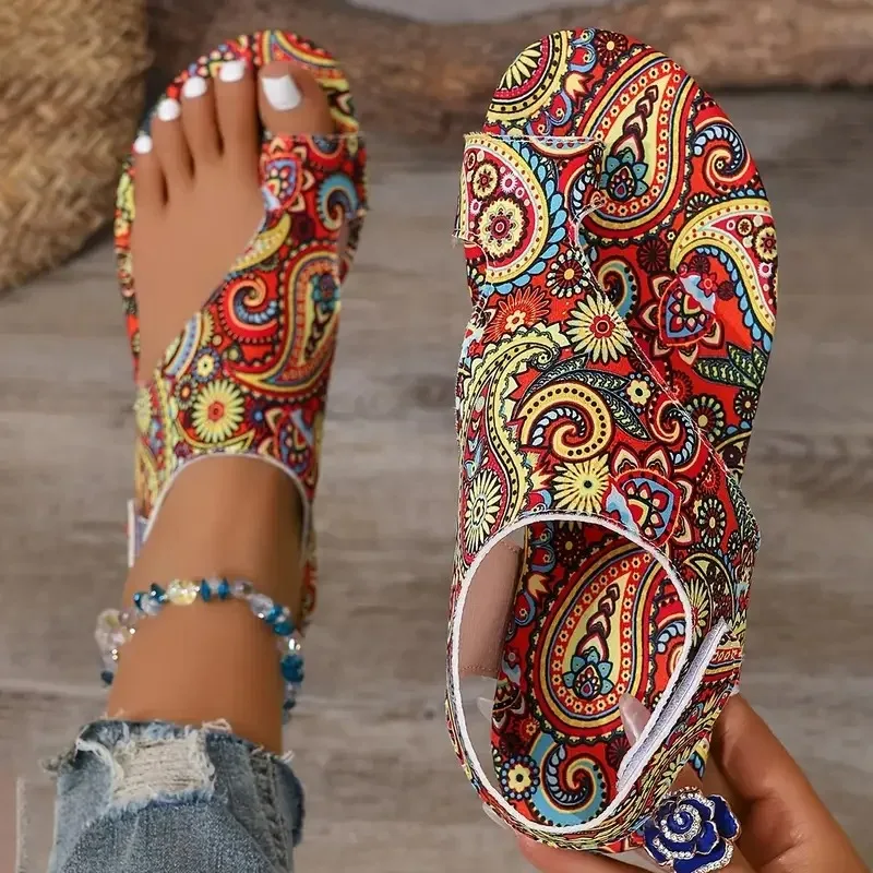 2026 Women Flat Sandals Comfortable Flats Sandals Printed Bohemia Roman Style Shoes for Women Fashion Shoes Sandalias De Mujer
2026 Women Flat Sandals Comfortable Flats Sandals Printed Bohemia Roman Style Shoes for Women Fashion Shoes Sandalias De Mujer