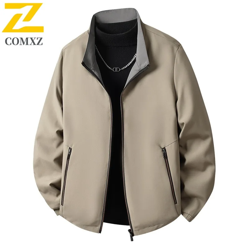 Mens Casual Spring Fall Jacket Korean Style Stand Collar Loose Fit Lightweight Windbreaker Outdoor Zipper Business Leisure Coat
Mens Casual Spring Fall Jacket Korean Style Stand Collar Loose Fit Lightweight Windbreaker Outdoor Zipper Business Leisure Coat