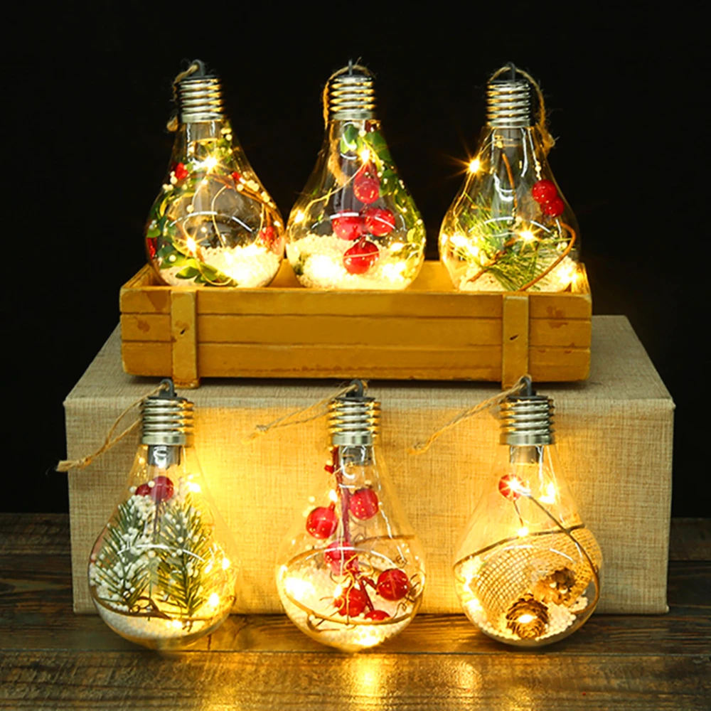 LED Christmas Lights Transparent Luminous Fairy Light Ball Hanging Pendant For New Year Party Christmas Tree Decoration Lighting
LED Christmas Lights Transparent Luminous Fairy Light Ball Hanging Pendant For New Year Party Christmas Tree Decoration Lighting