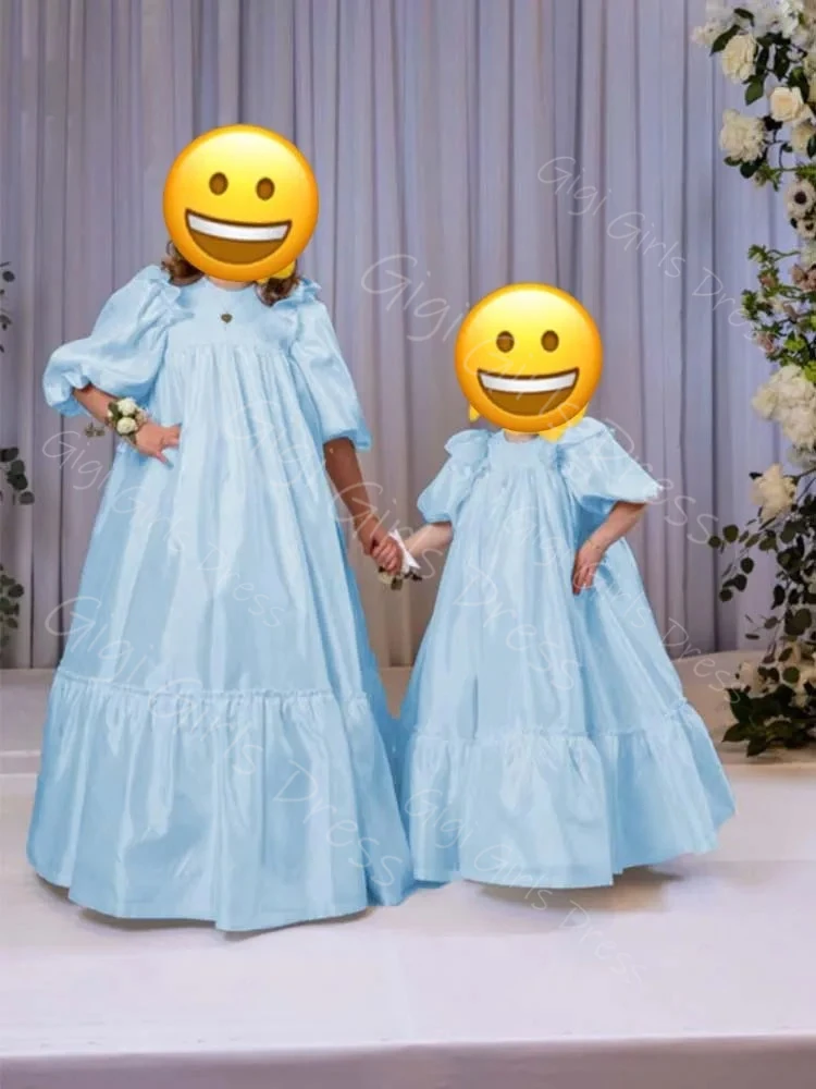 Vintage Flower Girl Dress for Wedding 2-14 Kids High Waist Puff Sleeves Tiered Taffeta Holy Communion Dress Custom Party Gown
Vintage Flower Girl Dress for Wedding 2-14 Kids High Waist Puff Sleeves Tiered Taffeta Holy Communion Dress Custom Party Gown