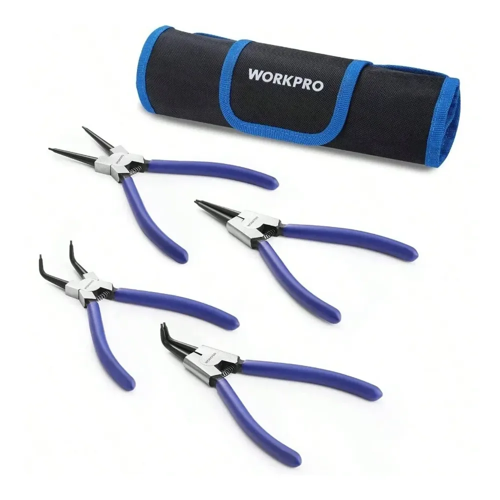Piece Snap Ring Pliers Set Heavy Duty Inch InternalExternal Circlip Pliers Kit Tip Diameter 564StraightBent Jaw Steel Ring Remo
Piece Snap Ring Pliers Set Heavy Duty Inch InternalExternal Circlip Pliers Kit Tip Diameter 564StraightBent Jaw Steel Ring Remo