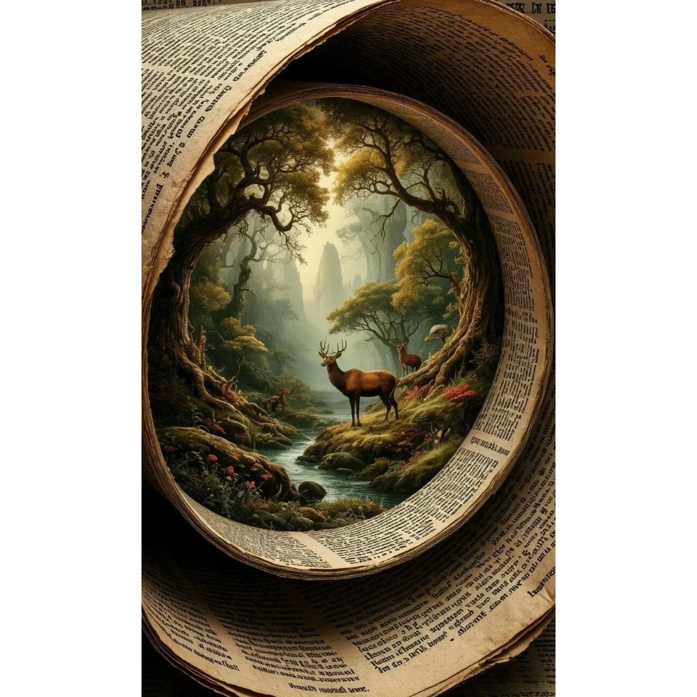 Landscape in the Book with Deer 500/1000/1200/2000 PCS Jigsaw Puzzles Family Activity Games DIY Puzzle for Bedroom Home Decor
Landscape in the Book with Deer 500/1000/1200/2000 PCS Jigsaw Puzzles Family Activity Games DIY Puzzle for Bedroom Home Decor